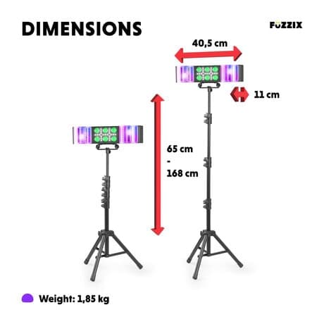 Fuzzix DerbyStar2 LED Party Light Effect