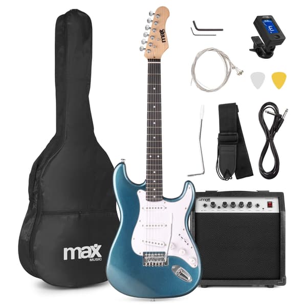 MAXMusic GigKit Elektrisk gitarrset, Petrol