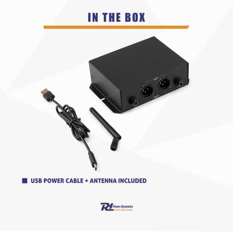 Power Dynamics PDX40 Stereo Blutooth Audio Receiver