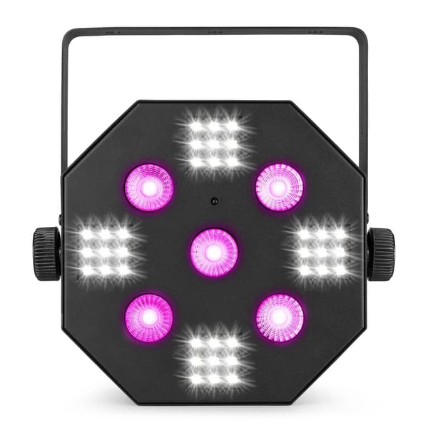 BeamZ MultiAce2 RGB-UV och Strobe LED-ljuseffekt - 2-i-1