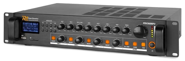 Power Dynamics 100V-installation med 30 högtalare för t.ex. lager