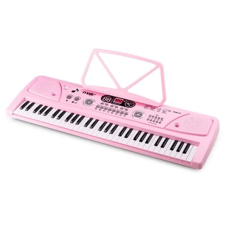 Max KD61P Elektroniskt Keyboard 61 Tangenter med Batteri – Rosa