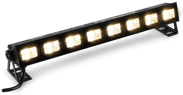 BeamZ BUVW83 LED bar 8x3W UV/WW 2in1