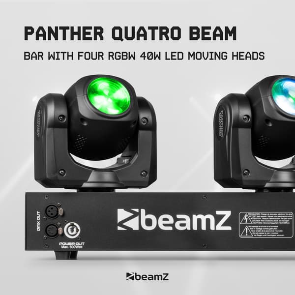 beamZ PANTHER Movingheads Quatro Beam Bar