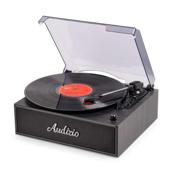 Audizio Reno Skivspelare Retro Black