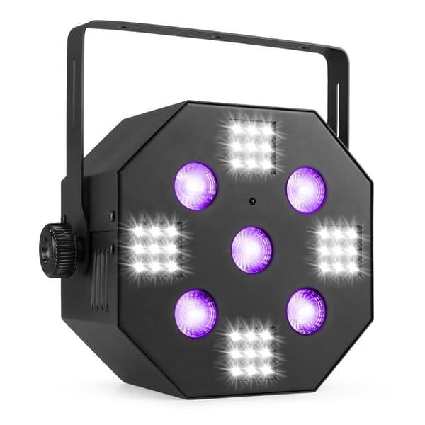 BeamZ MultiAce2 RGB-UV och Strobe LED-ljuseffekt - 2-i-1