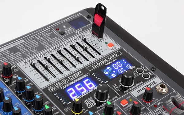 Power Dynamics PDM-S604 Scen Mixer 6kanaler DSP/MP3