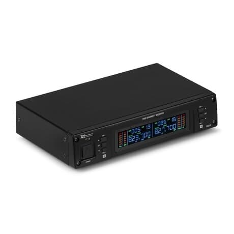 Power Dynamics PD220B 2x 80-kanals UHF trådlös mikrofon True Diversity System BP