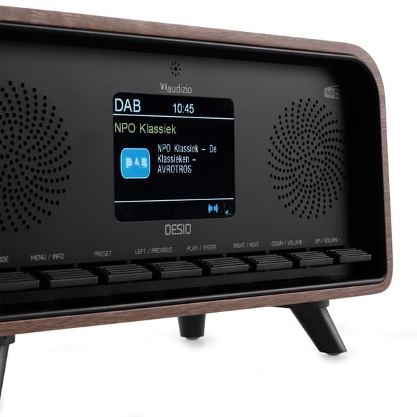 Audizio Desio DAB Radio – Mörk trä