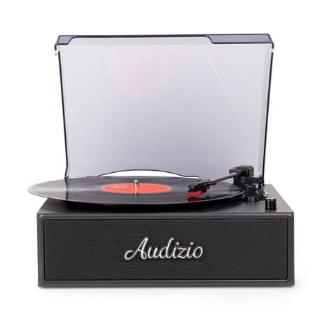 Audizio Reno Skivspelare Retro Black