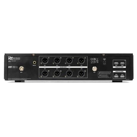 Power Dynamics PD528B UHF trådlös mikrofonset med 8 bodypack-mikrofoner
