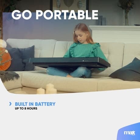 Max KD61 Elektroniskt Keyboard 61 Tangenter med Batteri