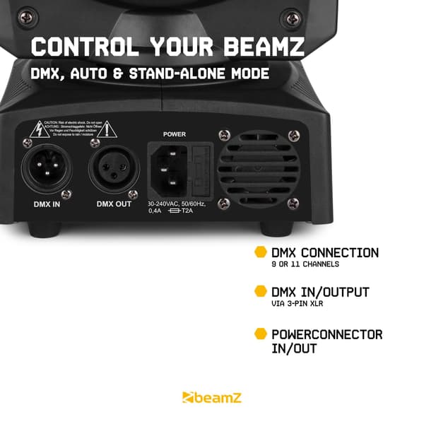 BeamZ Panther 35 Led Spot Moving Head+ring