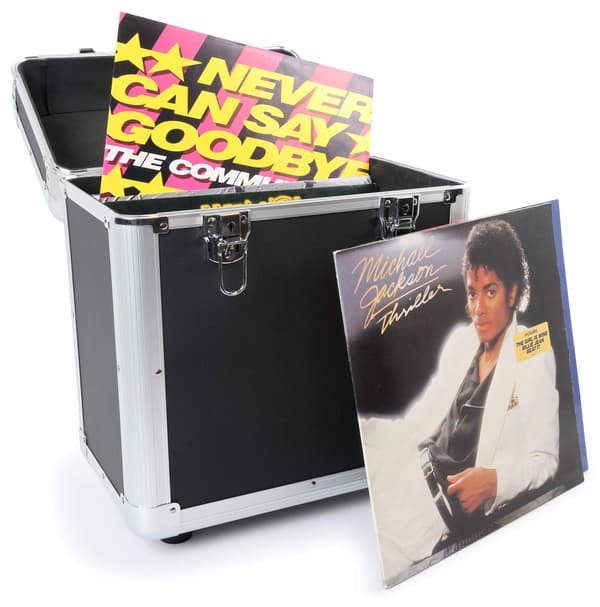Power Dynamics RC80 12", Vinyl skivcase, svart