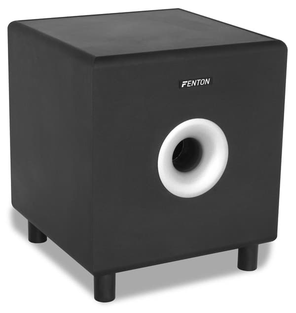 Fenton Bluetooth home cinema set with 5 speakers and 10 "subwoofer - Walnut