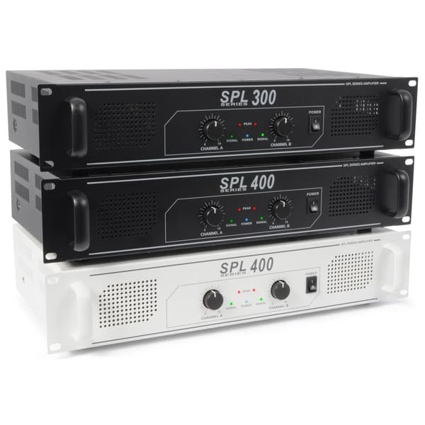 SPL300 Slutsteg 2x150W Peak Effekt svart