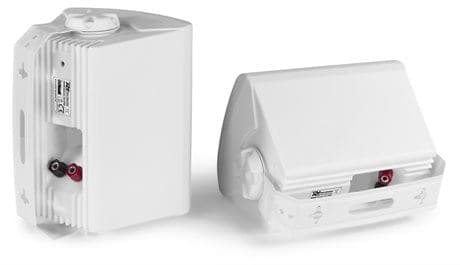 Bluetooth-högtalarset väggmonterad 4" för trädgård och terrass - vit