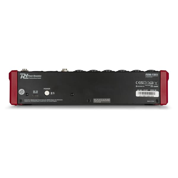 Power Dynamics PDM-Y801 mixer - 8-kanals mixerbord med Bluetooth