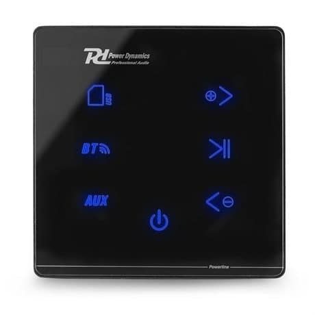 Power Dynamics Powerline A100B inbyggd förstärkare med Bluetooth - 4x 20W