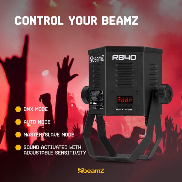 beamZ RB40 Retro COB Par