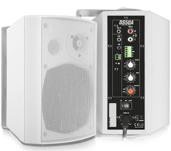 PD50AW Installationshögtalare, vit, BT