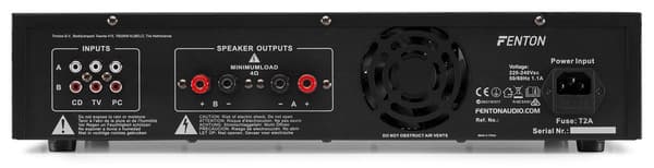 Fenton FPL1000 Digital förstärkare BT MP3 LED EQ