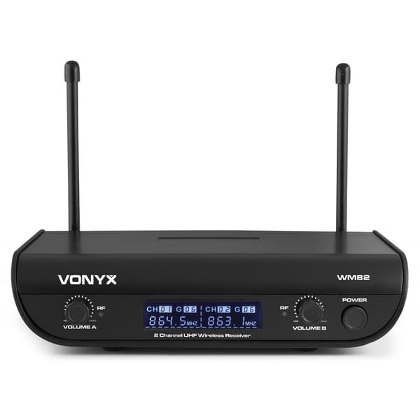 Vonyx WM82 Micro UHF digital 2ch HH