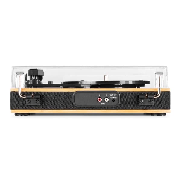 Audizio Tupelo Skivspelare med Högtalare Bluetooth Bambu
