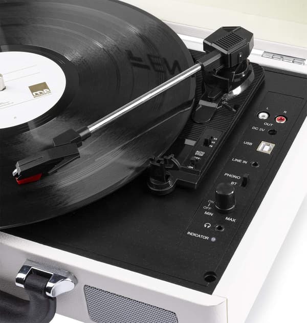 Fenton RP115 Record Player DoveGrey.