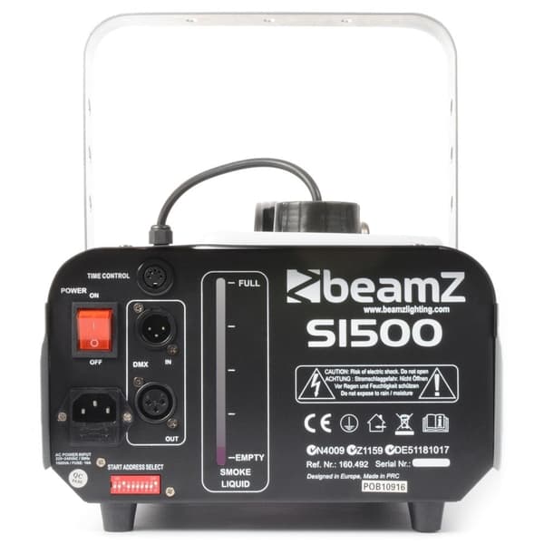 BeamZ S1500 Rökmaskin DMX/timer cntrl