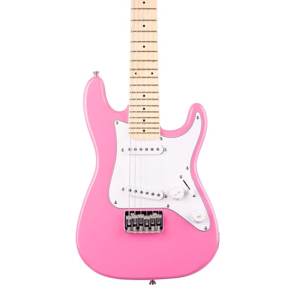 Max GigKit Junior Elgitarrpaket Rosa 1/4