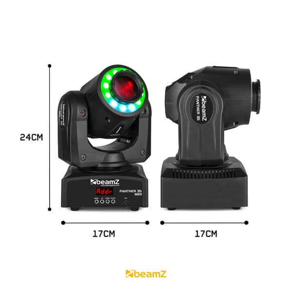BeamZ Panther 35 Led Spot Moving Head+ring