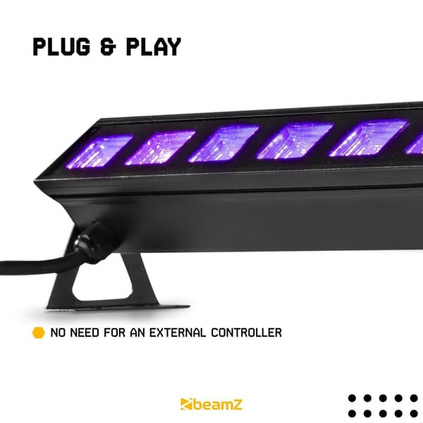 BeamZ BUV123 LED bar 12x3W UV
