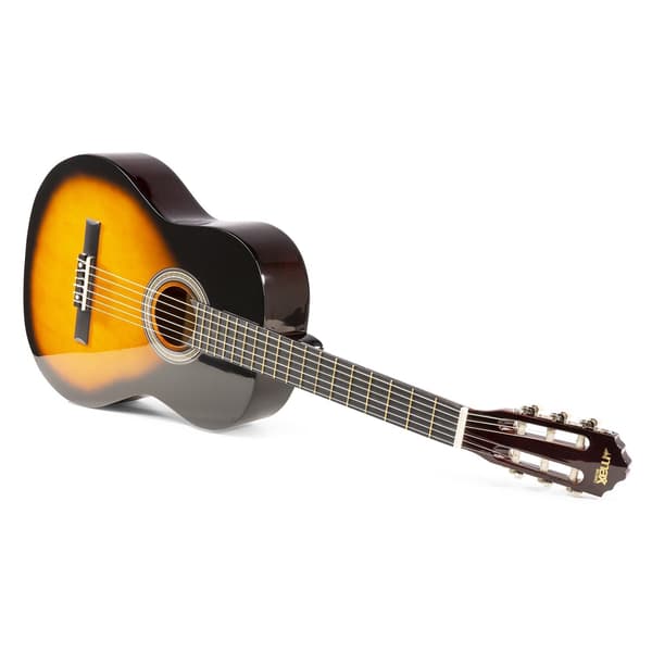 MAX SoloArt klassisk akustisk gitarr (39") Startset - Sunburst