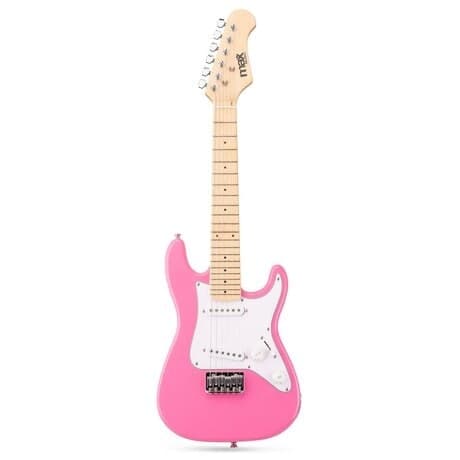 Max GigKit Junior Elgitarrpaket Rosa 1/4