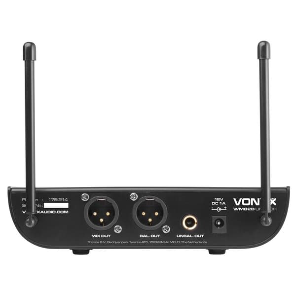 Vonyx WM82B Mikrofon UHF digital 2ch BP