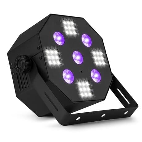 BeamZ MultiAce2 RGB-UV och Strobe LED-ljuseffekt - 2-i-1