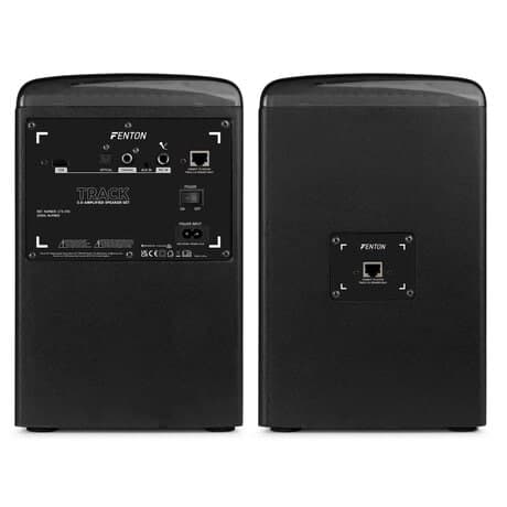 Fenton Track 2.0 Amplified Speaker Set with LED Black
