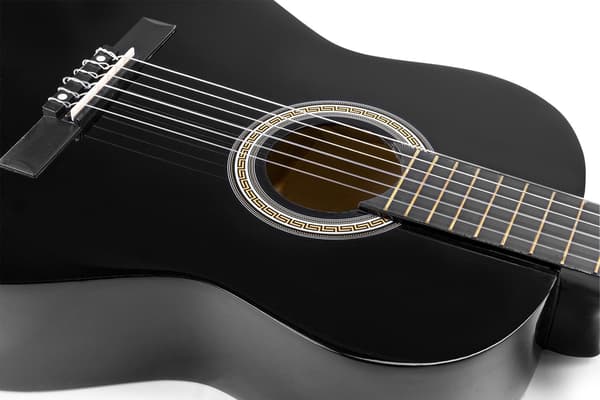 MAXMusic SoloArt Klassik gitarr set, svart