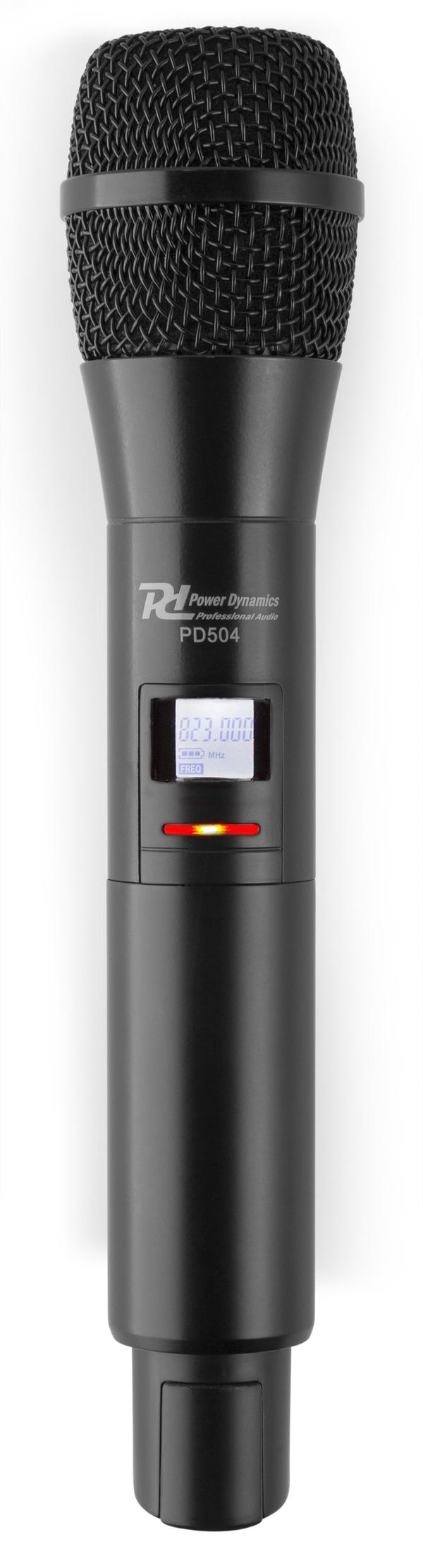 Power Dynamics PD504 Trådlös mikrofonerUHF 4 x 50ch