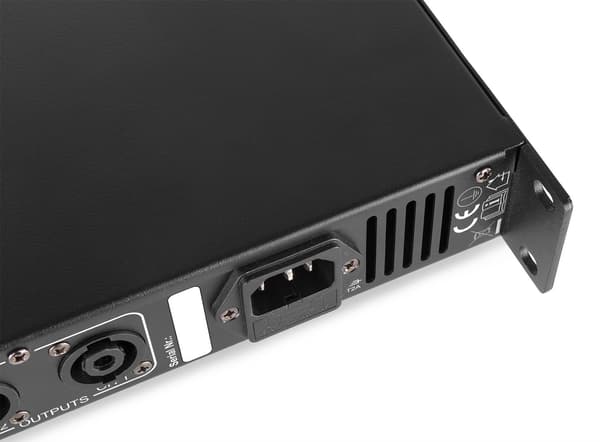 Vonyx VDA1000 PA Amplifier 1U 2 x500W