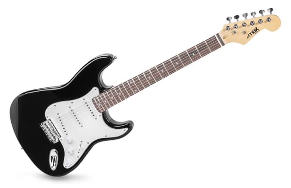 MAXMusic GigKit Elektrisk gitarr set, svart