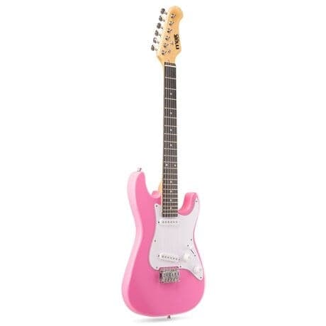 Max GigKit Junior Elgitarrpaket Rosa 3/4