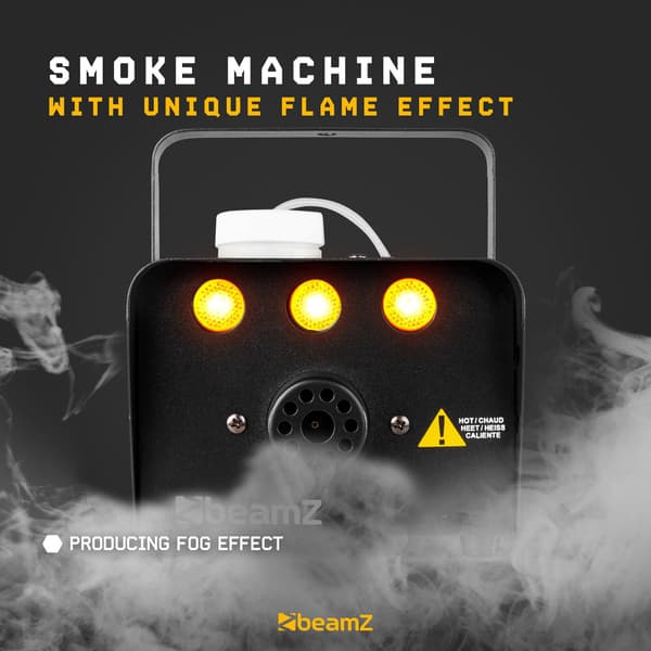BeamZ S700-LED Rökmaskin med Eld-effekt