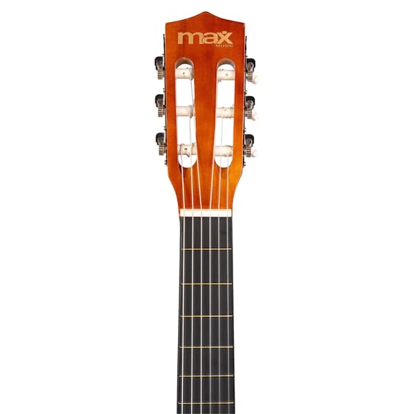 MAX SoloArt Junior 3/4 - Akustisk gitarr ungdom / junior - Komplett startset med tillbehör - Trä