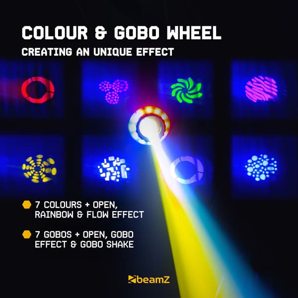 BeamZ Panther 35 Led Spot Moving Head+ring