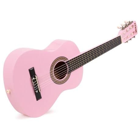 Max SoloArt Junior 1/4 Klassisk Gitarrpaket – Rosa