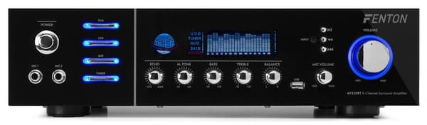 Fenton AV320BT 5CH Surround Amp.