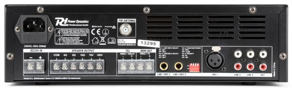 Power Dynamics PBA60 100V, Förstärkare, 60W USB/MP3/BT