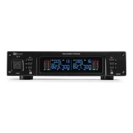 Power Dynamics PD220B 2x 80-kanals UHF trådlös mikrofon True Diversity System BP